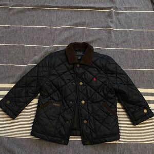 Polo Ralph Lauren Navy Quilted Jacket 3T